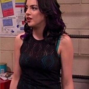 Silence + Noise Black Lace Tank Top